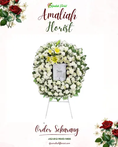Krans Bunga Duka Cita di Kendalsari